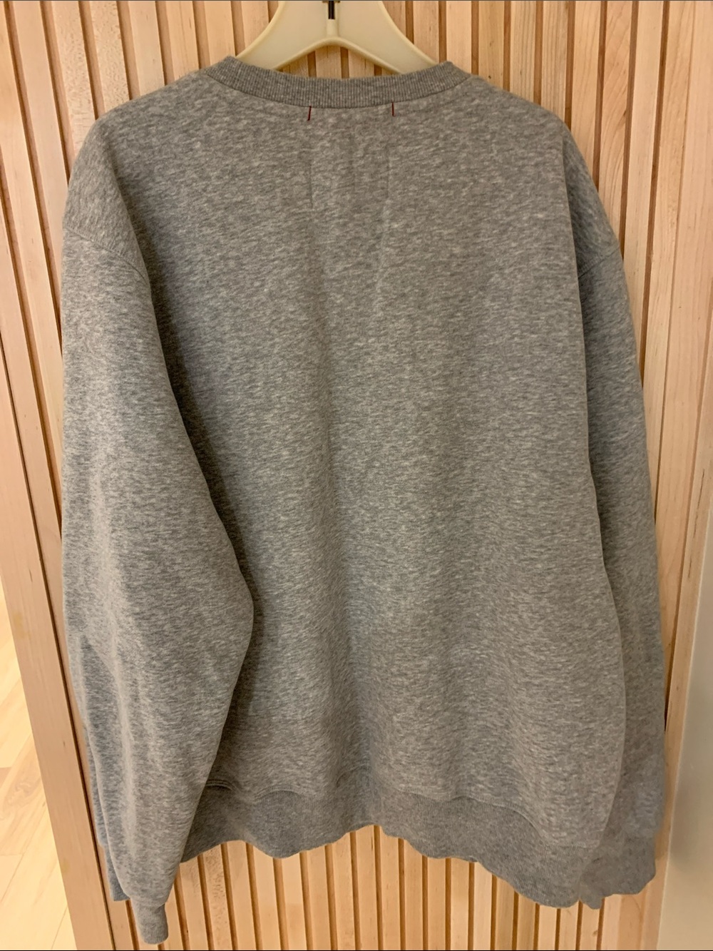 UGG Men's Light Heather Gray Crewneck Sweatshirt - Picture 5 of 6